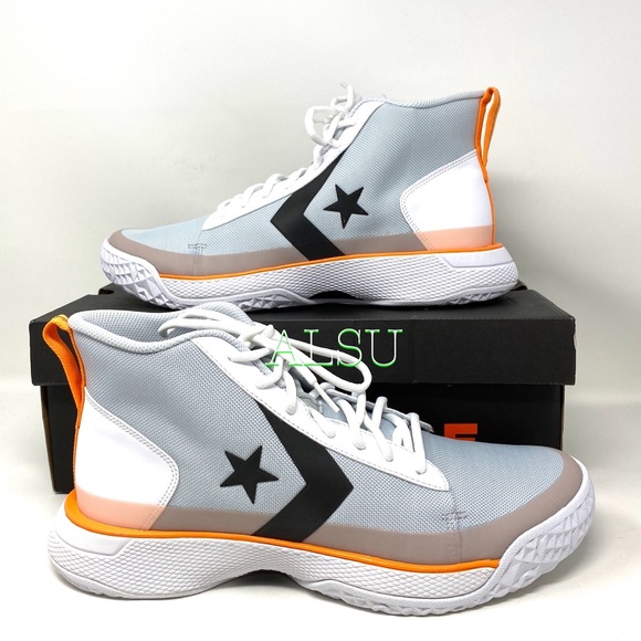 Converse Star Series BB Mid Pure Platinum Men’s Size 10 Sneakers 165591C - Picture 3 of 10